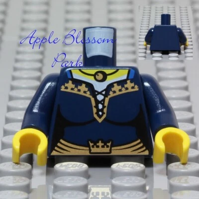 NUEVO Lego Mujer Azul Oscuro MINIFIGURA TORSO - Castillo Princesa Reina Niña Vestido Top Foto 1 de 3