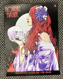 FLORENCE MACHINE CORK IRELAND 2023 KONZERT POSTER KEN TAYLOR ORIGINAL - Bild 1 von 1