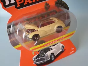 Matchbox 1956 Morris Minor Cream Body Toy Model Car 65mm USA Moving Parts b - Picture 1 of 2