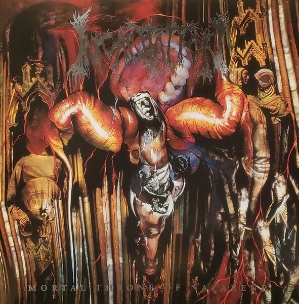 Incantation Mortal Throne of Nazarene (Reissue) LP Vinyl RR69051