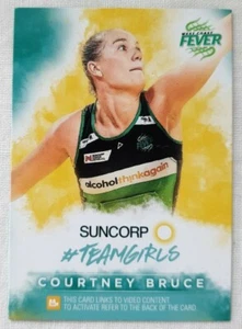 2019 Suncorp Super Netball Team Girl Card TG-01 Courtney Bruce - Picture 1 of 2