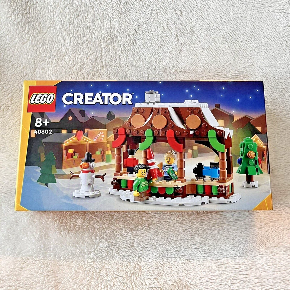 Lego 40602 Winter Market Stall 271pcs Limited Edition Winter Seasonal Snowman