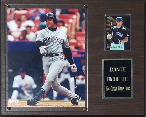 Dante Bichette Colorado Rockies 12x15 Player Plaque - 2 PHOTO OPTIONS! Cover