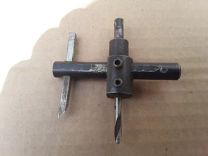 Vintage Circular Round Hole Cutter Adjustable Drywall Sheet Metal Ductwork Tool - Picture 1 of 1