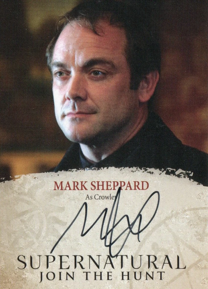Supernatural Seasons 4-6 Auto Autograph MS Mark Sheppard As Crowley - Image 1 of 1