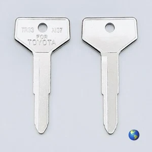 Llaves en blanco TR33 para varios modelos y productos de Toyota y otros (3 llaves) - Imagen 1 de 8