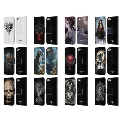 OFFICIAL ALCHEMY GOTHIC GRAPHIC ART LEATHER BOOK CASE FOR APPLE iPOD TOUCH MP3 - Image 1 of 4