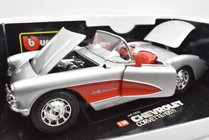 Coche Escala 1:18 Chevrolet Corvette Burago Diecast Automodelismo - Imagen 1 de 4