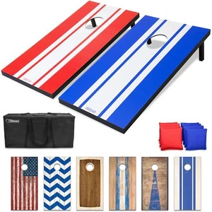 GoSports Portable Cornhole Sets &#8211; Choose 4 x 2 ft or 3 x 2 ft Boards - Inc - Picture 1 of 6