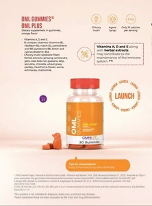 OML GUMMIES OML PLUSContainer with 30 gummies ( 2 PACK )   - Picture 1 of 1