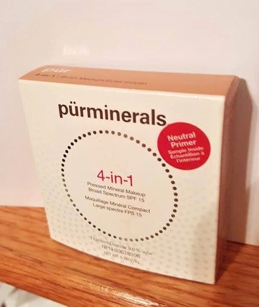 Pur Minerals 4-in-1 Pressed Mineral Foundation SPF 15 "Porcelain" FS NIB! - Image 1 of 1