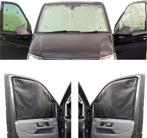 Tendine Parasole Auto Compatibile Con Peugeot Rifter (2018- Date)(Set Completo X - Foto 1 di 12
