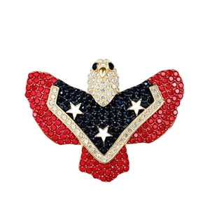 President Trump Brooch Pin Trump Rhinestone Lapel Pin Republican Party Elepha... - Picture 1 of 6