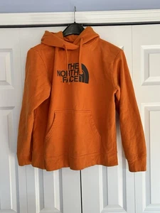 Felpa pullover con cappuccio North Face uomo arancione taglia large - Foto 1 di 5