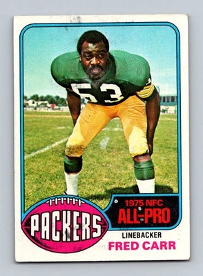 1976 Topps #360 Fred Carr - Image 1 of 2