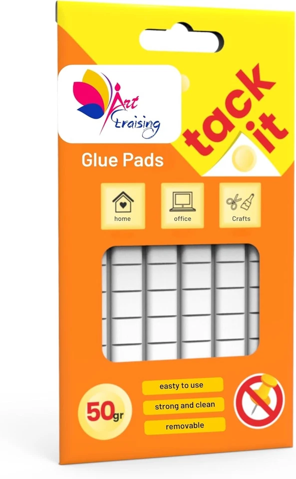 Adhesive Putty for Hanging Pictures, Reusable Adhesive Putty, 50 Pcs (1 Pack X 5 - Image 1 of 4