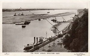 PC SUDAN KHARTOUM EAST THE FRONT AVENUE ECHTFOTO POSTKARTE (b63065) - Bild 1 von 2