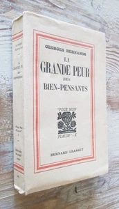 BERNANOS La grande peur des bien-pensants. Edouard DRUMONT.- Edition originale - Foto 1 di 3