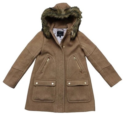 J. Parka Crew Chateau Estadio Italiano Tela Brezo Bellota Talla 8 Foto 1 de 4