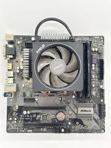AsRock B450M Pro 4 Motherboard + Ryzen 9 3900X CPU + 16GB DDR4 RAM - Afbeelding 1 van 8