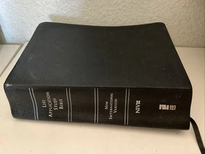 Life Application Study Bible by Zondervan Staff Black Bonded Leather Large Print - Bild 1 von 3
