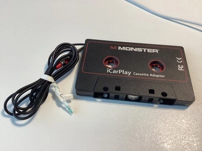 Vintage Cassette Adapter, Monster Aux Cord iCarPlay for Car Tape Deck, Auxiliary - Image 1 of 3