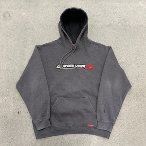 Sudadera con capucha Quiksilver vintage Y2K para hombre talla mediana surf skate - Imagen 1 de 7