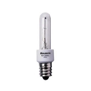 Bulbrite KX2000 Pack of (2) 20 Watt Dimmable Clear T3 Xenon Light Bulbs with ... - Picture 1 of 1