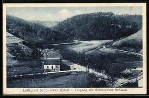 Schönecken /Eifel, Eingang zur Schönecker Schweiz, Ansichtskarte  - Picture 1 of 2