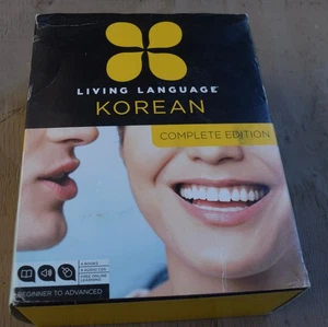 Living Language Korean, Complete Edition Beginner-Advanced 9 DVD Plus Workbooks - Picture 1 of 1