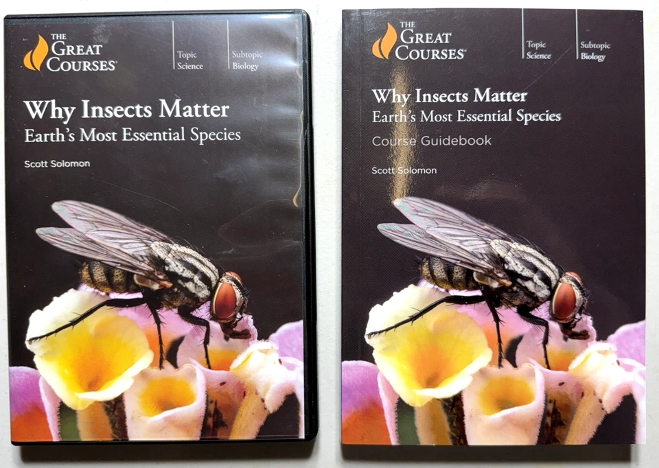Why Insects Matter Earth's Essential Species Great Courses Set 4 Discs + Book - Image 1 of 1