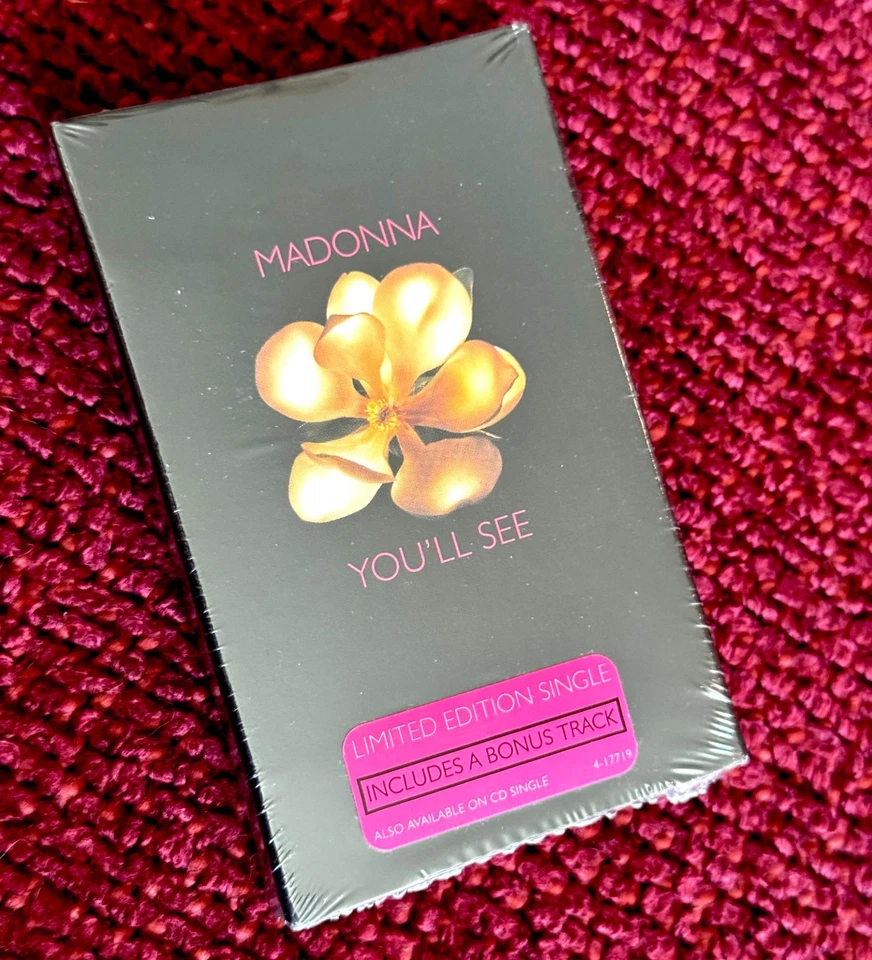 MADONNA YOU'LL SEE CASSETTE TAPE SEALED SINGLE PROMO HYPE STICKER TAKE A BOW LP - Image 1 of 4