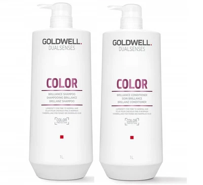 Goldwell Dualsenses Color Brilliance Shampoo & Conditioner Liter Duo - Image 1 of 2