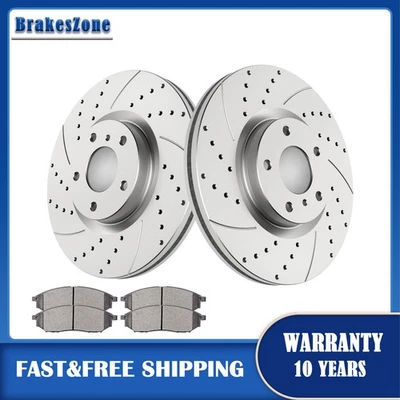 Pastillas de rotores de freno delanteros 320 mm aptas para nissan murano 2011-2014 370Z 09-19 350Z Foto 1 de 4