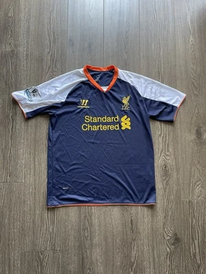 Camiseta de fútbol vintage Y2K Liverpool 2012 2013 tercera tercera guerrero mediana Foto 1 de 4