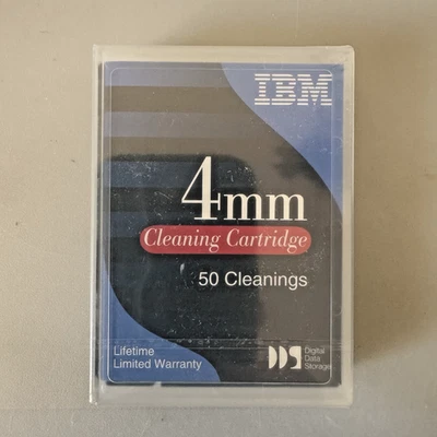 IBM 4mm Cleaning Tape Cartridge Compatible with DDS Digital Data Storage Drives - Image 1 of 3