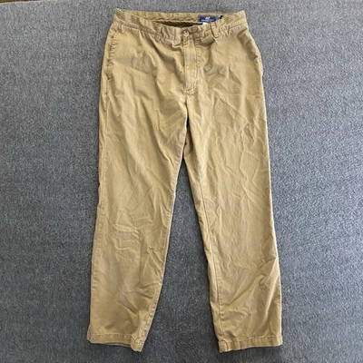 Pantalones Vineyard Vines para hombre talla 34x32 caqui tostado calce clásico 100 % algodón Foto 1 de 4