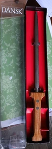 NUEVO DANSK JAPÓN Cuchillo de Chef/Carnicero Afilador Acero con Mango de Madera 15" - Imagen 1 de 3