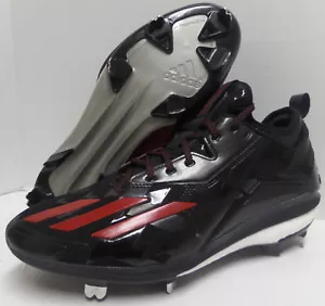 Herren Gr. 10 ADIDAS BOOST ICON 2 2.0 METALL BASEBALLSCHUHE schwarz weiß rot Q16525 - Bild 1 von 12
