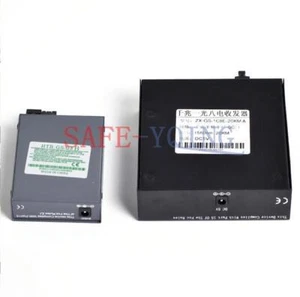 Gigabit Fiber Optic Media Converter 1 CH*SC 8 CH*RJ45 Converter Transceiver - Picture 1 of 9