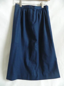 Vintage Pendleton Womens Blue Pure Virgin Wool Lined Skirt Size 6 - Picture 1 of 4