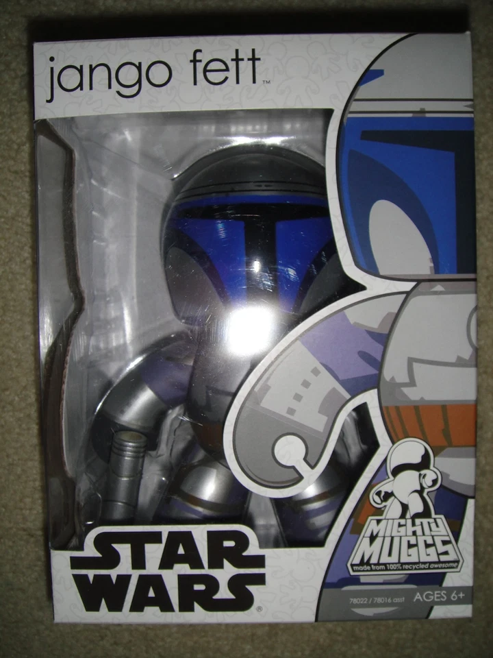 NUEVO Disney Star Wars Mighty Muggs Serie Vinilo JANGO FETT 6"" Figura Juguete Foto 1 de 1