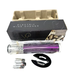 Battery Operated Wolfgang Puck Purple Electric Wine Opener - Picture 1 of 4
