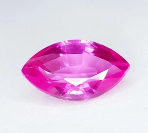 Zafiro rosa natural 7,27 quilates piedra preciosa suelta certificada corte marquesa gema de zafiro - Imagen 1 de 10