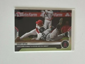 2021 Topps Now #739 Shohei Ohtani 08/31/21 Stolen Base VS Yankees 3285 Print Run - Picture 1 of 2