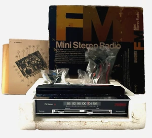 VTG Sparkomatic FMX 10 Mini FM Car Stereo Radio NOS Solid State Dash Mount - Bild 1 von 14