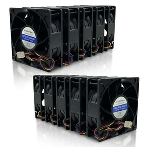 10pcs Bitmain Antminer 6500RPM Cooling Fan S19 L3+ S17 Pro S19 Pro S19j S19j Pro - Picture 1 of 13