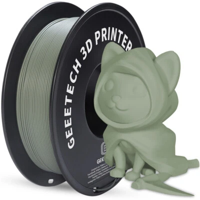 Geeetech Filament mat PLA pour imprimante 3D 1.75mm 1KG/rouleau Vert Consumable