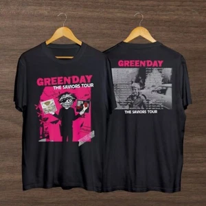 Vintage Green Day The Saviors Tour Shirt 2024 T-Shirt, Green Day Band Fans Tee - Picture 1 of 6