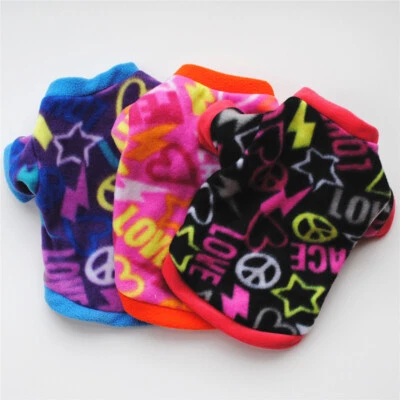 Cachorro Perro Ropa Polar Pullover Camiseta Perros Mascota Chaleco Ropa Cálida Suéter ' Foto 1 de 4